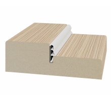 Стойка порога с уплотнителем 80*26*2070мм.  Дуб беленый FL