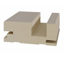 Перекладина для "дверь-книжка" 80*32*2070мм.  Ясень перламутровый FL