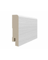 Плинтус 70*16*2070мм.  Ясень серебристый FL