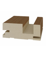 Перекладина для "дверь-книжка" 80*32*2070мм.  Орех NL