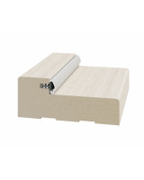 Стойка порога с уплотнителем 65*26*2070мм.  Ясень светлый