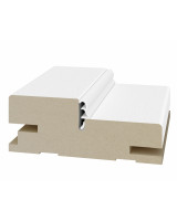 Стойка коробки телескоп. 80*30*2400мм.  Белый снежный