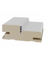 Стойка коробки телескоп 80*30*2060мм. Врезка: петли  Пепельный