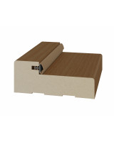 Стойка порога с уплотнителем 65*26*2070мм.  Орех NL