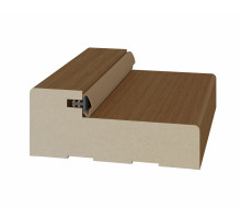 Стойка порога с уплотнителем 65*26*2070мм.  Орех NL