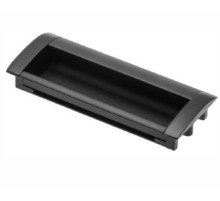 Ручка для гардеробной двери 96мм чёрная матовая (1шт)