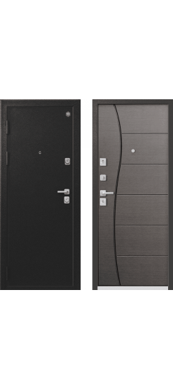 Входная дверь в квартиру Агат-1, Цвет: Венге горизонт