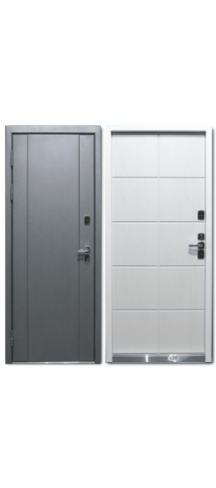 Входная дверь уличная S-1 (ТЕРМОРАЗРЫВ), Цвет: Американский лапачо милк