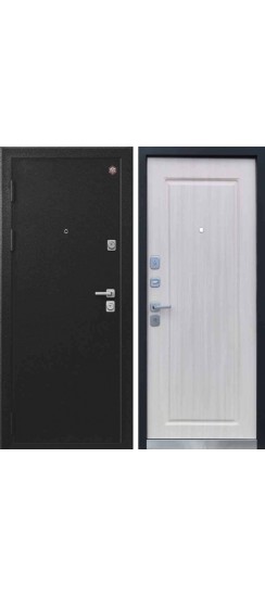 Входная дверь в квартиру Агат-6, Цвет: Ларче крема