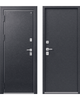 Входная УЛИЧНАЯ дверь Сибирь-термо 3 (ТЕРМОРАЗРЫВ), Цвет: Антрацит муар