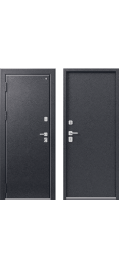 Входная УЛИЧНАЯ дверь Сибирь-термо 3 (ТЕРМОРАЗРЫВ), Цвет: Антрацит муар