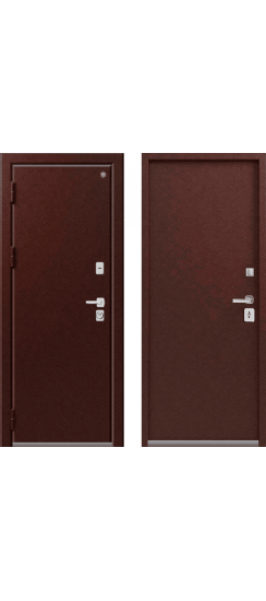 Входная УЛИЧНАЯ дверь Сибирь-термо 3 (ТЕРМОРАЗРЫВ), Цвет: Медь