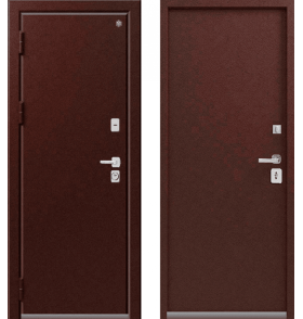 Входная УЛИЧНАЯ дверь Сибирь-термо 3 (ТЕРМОРАЗРЫВ), Цвет: Медь