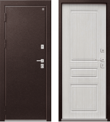 Входная УЛИЧНАЯ дверь Сибирь-термо 4 (ТЕРМОРАЗРЫВ), Цвет: Вязь прованс