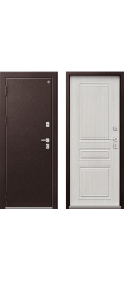 Входная УЛИЧНАЯ дверь Сибирь-термо 4 (ТЕРМОРАЗРЫВ), Цвет: Вязь прованс