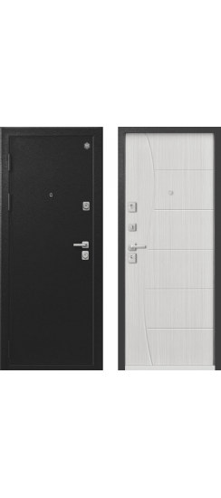 Входная дверь в квартиру Агат-1, Цвет: Ларче крема