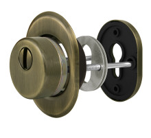 Броненакладка DEF.CRE/OV-set.9726 (DEF 9726) M6x90 врезная с чашкой AB-6 зелёная бронза