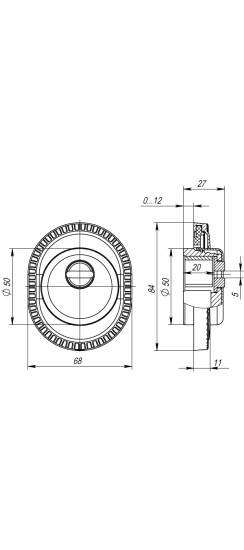 Броненакладка DEF.CL/OV.25 (ET/ATC-Protector 1CL-25) OB-13 античная бронза