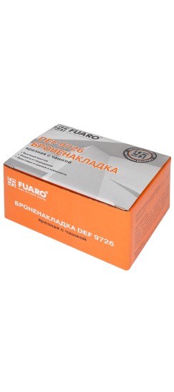 Броненакладка DEF.CRE/OV-set.9726 (DEF 9726) M6x90 врезная с чашкой CP-8 хром