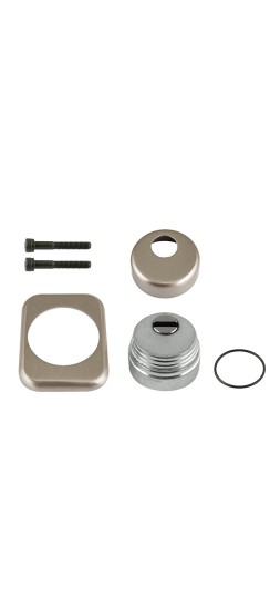 Броненакладка на ЦМ квадрат (от вырывания, 25 мм) ET/ATC-Protector 1-25(SQ) SN-3 Мат.никель box