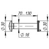 Глазок дверной, оптика пластик DV 4/130-70/Z/HD (VIEWER 4 DVZ) AB бронза (подвес)