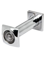 Глазок дверной, оптика пластик DV-Q 4/130-70/Z (VIEWER 4 DVQ) CP хром