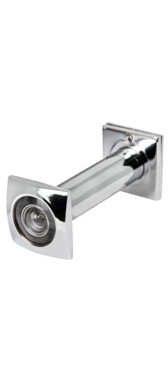 Глазок дверной, оптика пластик DV-Q 4/130-70/Z (VIEWER 4 DVQ) CP хром