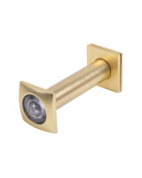 Глазок дверной, оптика пластик DV-Q 4/130-70/Z (VIEWER 4 DVQ) SSG сатинированное золото