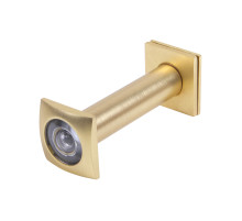 Глазок дверной, оптика пластик DV-Q 4/130-70/Z (VIEWER 4 DVQ) SSG сатинированное золото