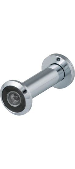 Глазок дверной, оптика пластик DV 2/100-60/Z/HD (VIEWER 2 DVZ) CP хром (подвес)