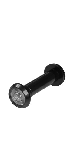 Глазок дверной, оптика пластик DV-4/70-125 BL черный (кратно коробке 30 шт)