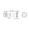 Глазок дверной, оптика пластик DV-Q 4/130-70/Z (VIEWER 4 DVQ) CP хром