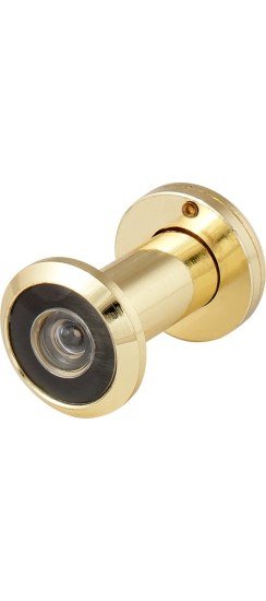 Глазок дверной, оптика пластик DV 1/60-35/Z/HD (VIEWER 1 DVZ) GP золото (подвес)