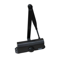 Доводчик дверной TS 77 EN4, с рычажной тягой, коричневый (DIY)