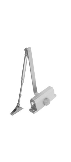 Доводчик дверной DCTR15-60 hold open AL алюминий