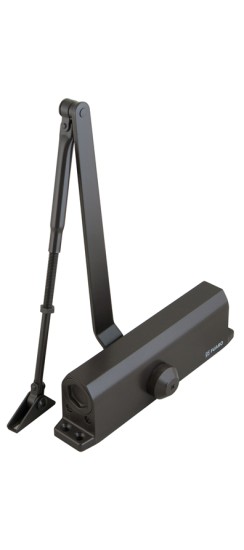 Доводчик дверной DC20-6W (DC-206W) BR до 160 кг (коричневый)