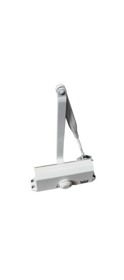 Доводчик дверной TS 77 EN4, с рычажной тягой, белый