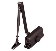 Доводчик дверной DCTR50-100 hold open BR коричневый