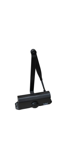 Доводчик дверной TS 77 EN3, с рычажной тягой, коричневый