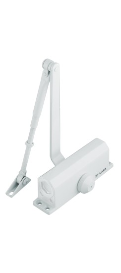 Доводчик дверной DC20-5 (DC-205) WH до 120 кг (белый)