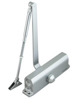 Доводчик дверной DC20-6W (DC-206W) AL до 160 кг (алюминий)