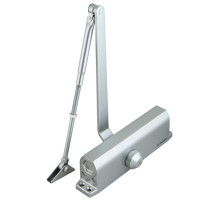 Доводчик дверной DC20-6W (DC-206W) AL до 160 кг (алюминий)
