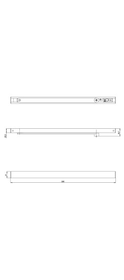 Скользящая тяга DCS.UN.BC/DA (25-100) AL (алюминий)