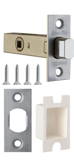 Задвижка врезная METDB920-45-25 (DB 920-45-25) SN Матовый никель SKIN