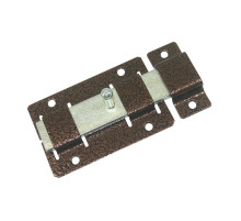 Задвижка дверная ЗД-02 (ПД) пол.медь