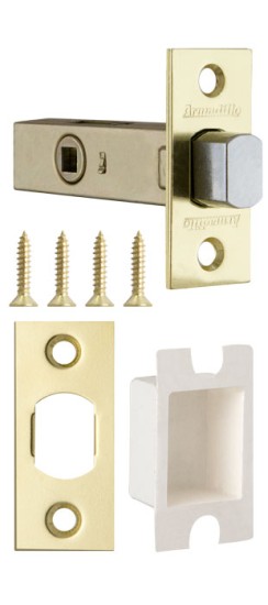 Задвижка врезная METDB920-45-25 (DB 920-45-25) GP Золото SKIN