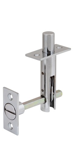 Задвижка торцевая TDB-PRO/860SET CP (TDB 860-24) CP (хром) 60мм 8шт./упак.