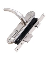 Замок цилиндровый в комплекте с ручкой LOCKSET16.CRONA.4070-1 (KIT P16 4070 CRONA) SN мат.никель
