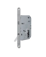 Корпус врезного замка под цилиндр для раздвижных дверей SCIVOLA TRE B08982.50.34 (матовый хром)