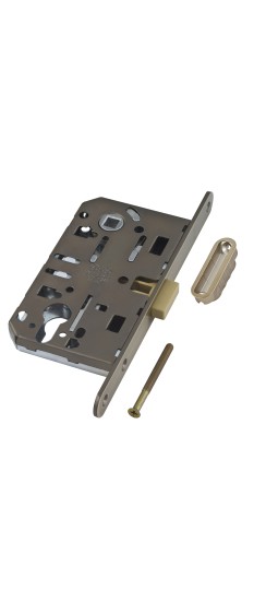 B06103.50.12.640 Корпус врезного замка магнитный под цил. (ант.бр) MEDIANA POLARIS с отв. пл. (скин)